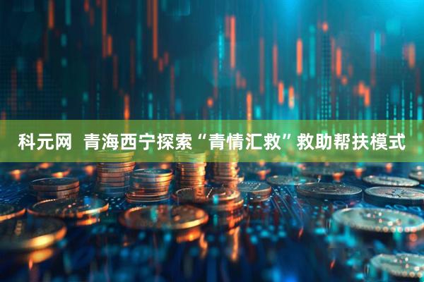科元网  青海西宁探索“青情汇救”救助帮扶模式