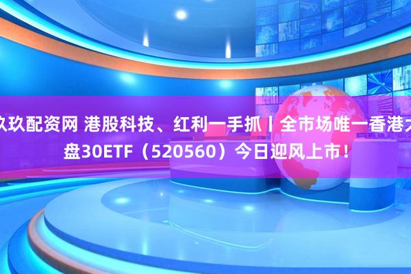 玖玖配资网 港股科技、红利一手抓丨全市场唯一香港大盘30ETF（520560）今日迎风上市！